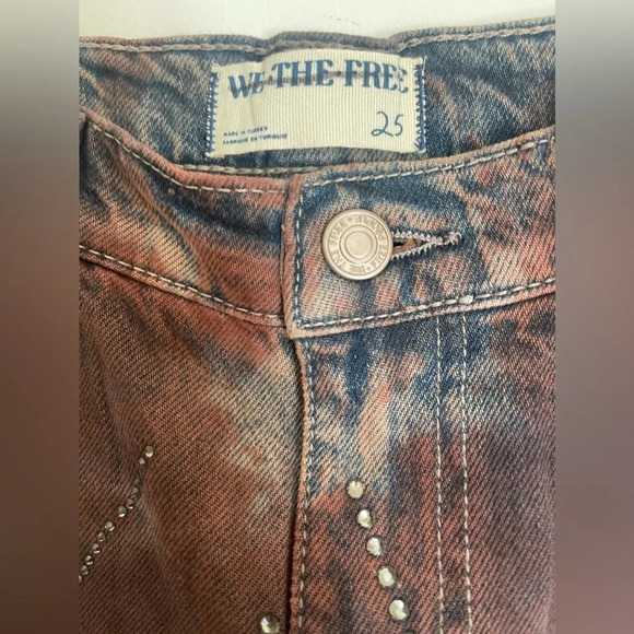 NWTO Free People We The Free Aurora Mid Rise Flare - Picture 8 of 14